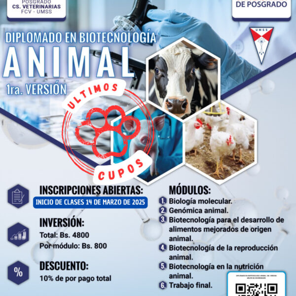 DIPLOMADO EN BIOTECNOLOGÍA ANIMAL
