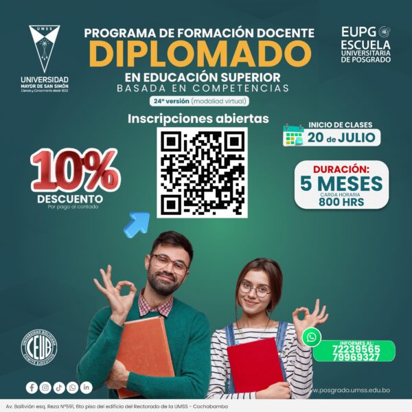 Diplomado en Educación Superior Basada en Competencias, (24.a Versión)